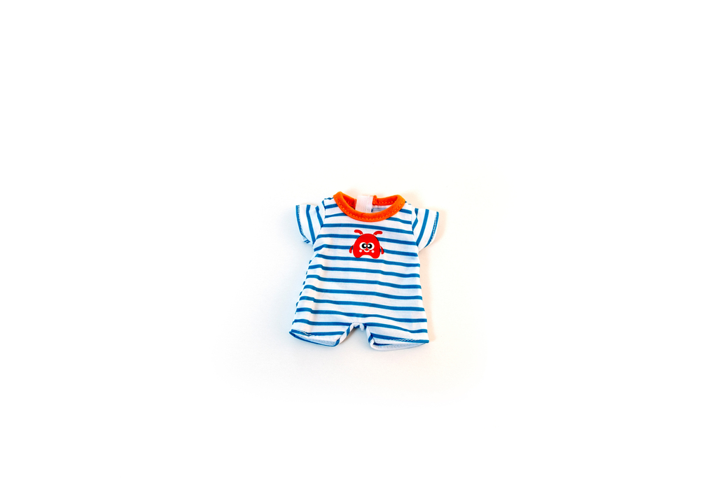 Vestito baby doll 21 cm - Warm Stripes