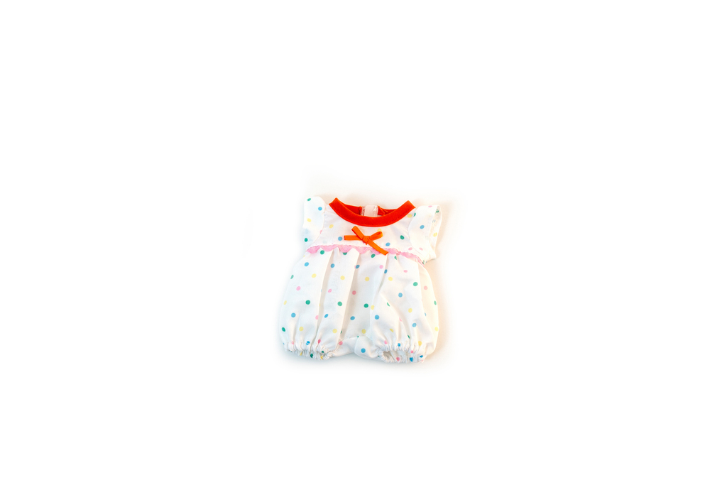 Vestito baby doll 21 cm - Warm weather dots