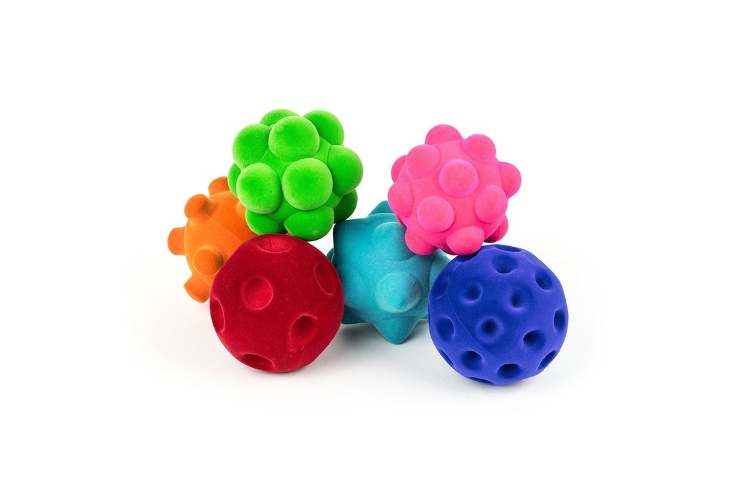 Palline morbide sensoriali - set di 6