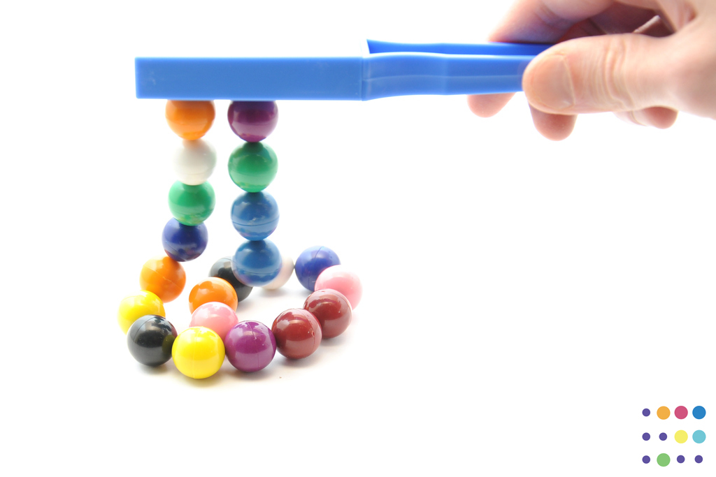 Set bacchette e biglie