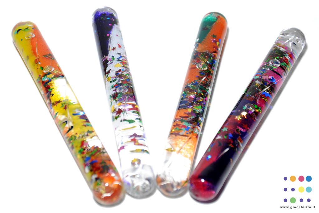 Tubi glitter set da 4