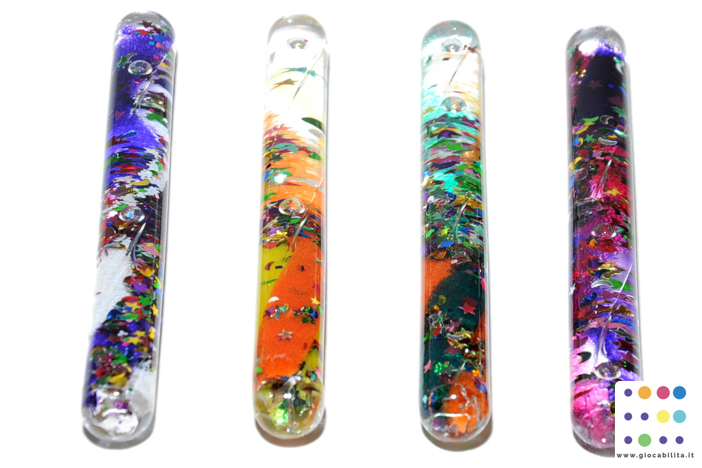 Tubi glitter set da 4
