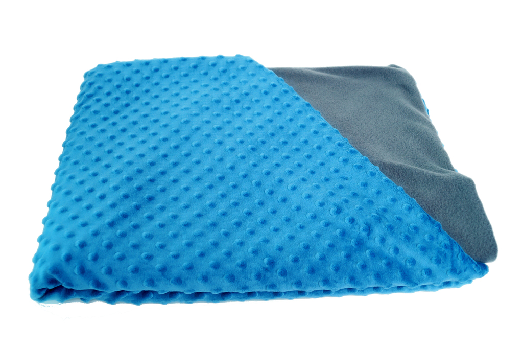 Coperta ponderata 3 kg - blu/grigio