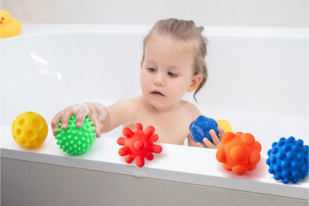 Palline sensoriali senza buchi - set di 5