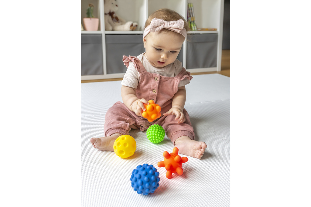 Palline sensoriali senza buchi - set di 5