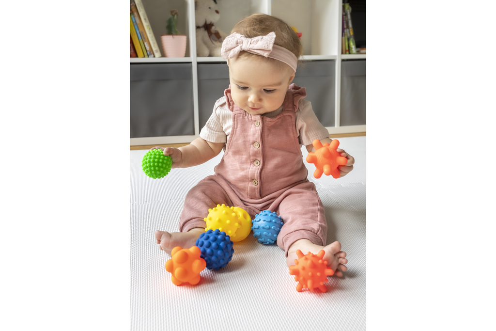 Palline sensoriali senza buchi - set di 8