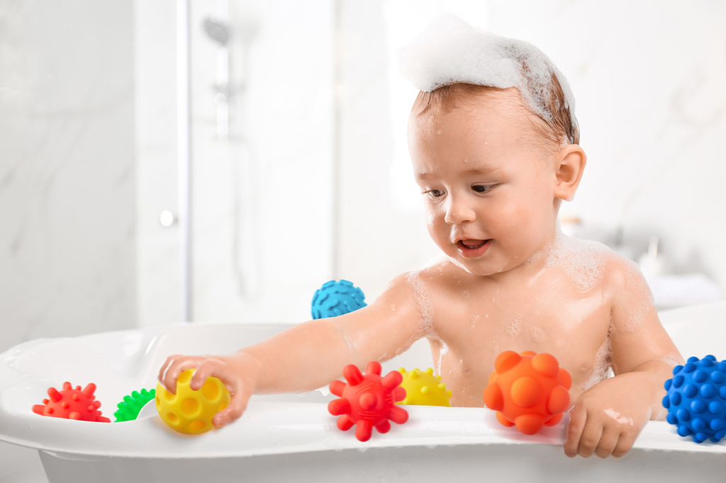 Palline sensoriali senza buchi - set di 8