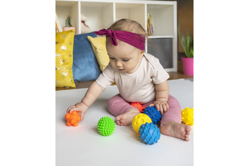 Palline sensoriali senza buchi - set di 8