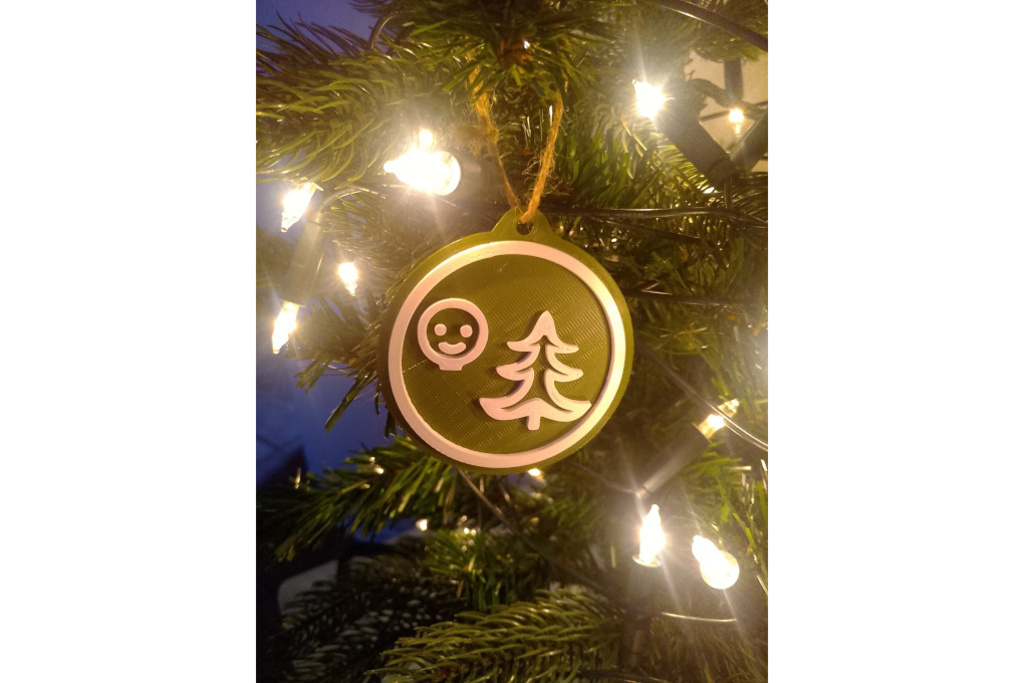 Decorazione buone feste caa - verde