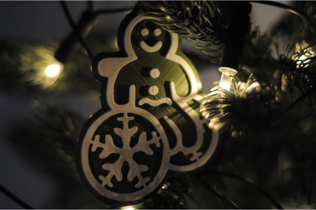 decorazione buone feste pan di zenzero - verde