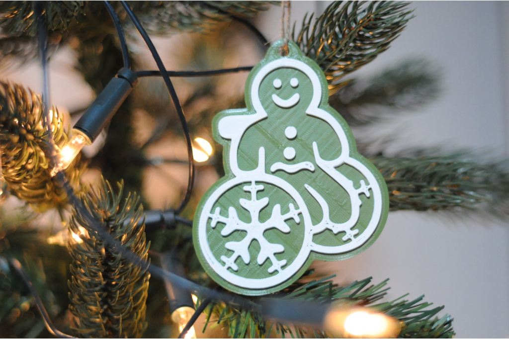 decorazione buone feste pan di zenzero - verde