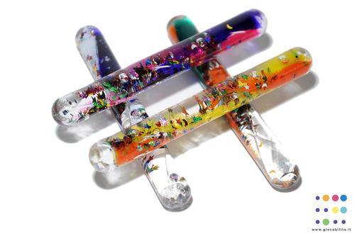 Tubi glitter set da 4