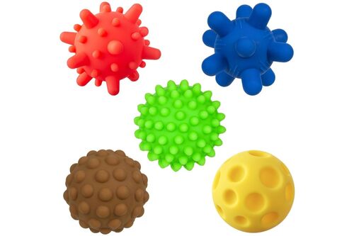 Palline sensoriali senza buchi - set di 5