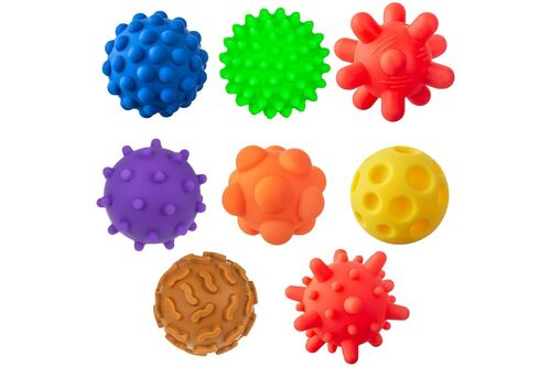 Palline sensoriali senza buchi - set di 8
