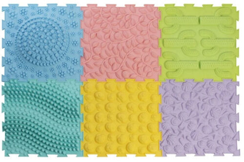 Puzzle mat pastello - set di 6