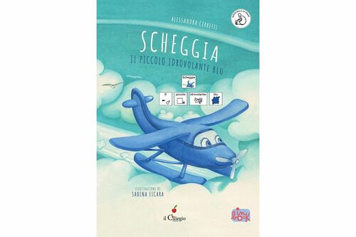 Scheggia. Il piccolo idrovolante blu