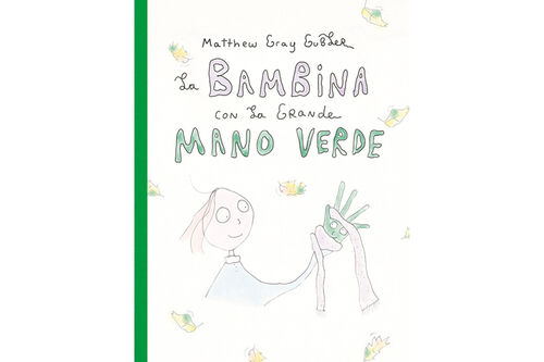 La bambina con la grande mano verde