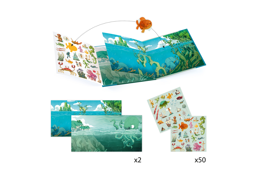 Avventure del mare - adesivi