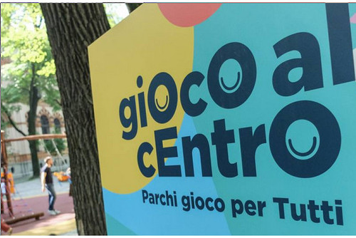 Inaugurazione parco giochi inclusivo giardini Montanelli